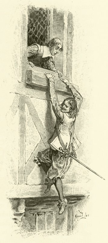 Illustrazione per I tre moschettieri da Maurice Leloir