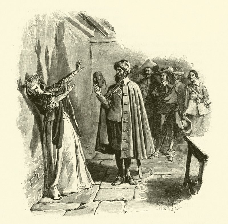Illustrazione per I tre moschettieri da Maurice Leloir