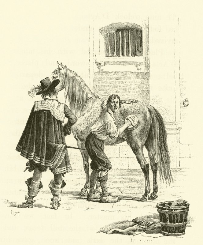Illustrazione per I Tre Moschettieri da Maurice Leloir