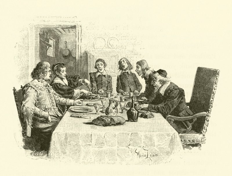 Illustrazione per I Tre Moschettieri da Maurice Leloir