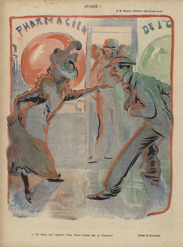 Illustrazione per Le Rire da Maurice Radiguet