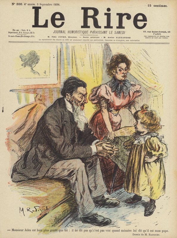 Illustrazione per Le Rire da Maurice Radiguet