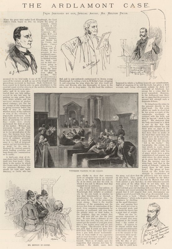 Il caso Ardlamont da Melton Prior