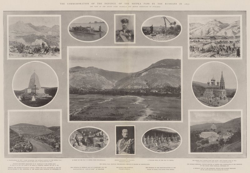 Commemorazione della Difesa del Passo Shipka da parte dei Russi nel 1877 da Melton Prior