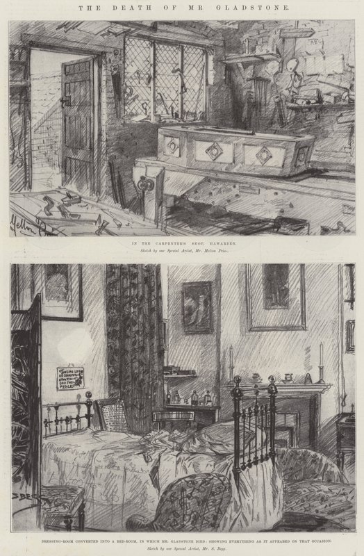 La morte di Mr Gladstone da Melton Prior
