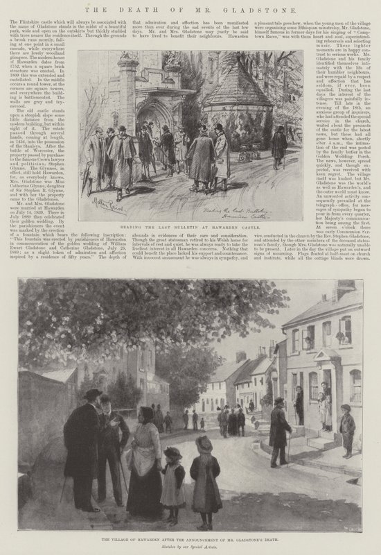 La morte di Mr Gladstone da Melton Prior