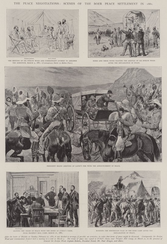 Le negoziazioni di pace, scene dell