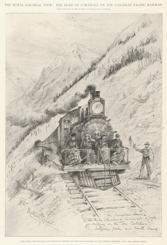 Il Tour Coloniale Reale, il Duca di Cornovaglia sulla Canadian Pacific Railway da Melton Prior