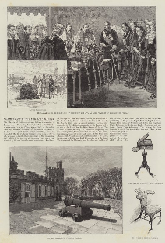 Castello di Walmer, il Nuovo Lord Warden da Melton Prior