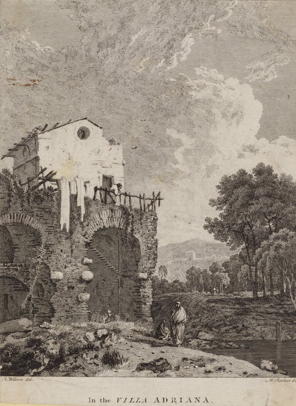 Nella Villa Adriana, Italia da Michael 1743 1801 after Rooker