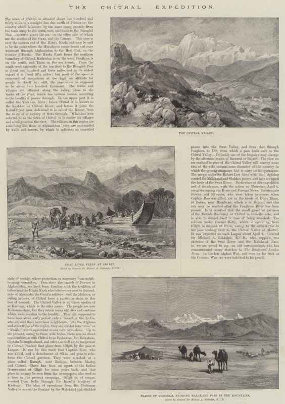 La spedizione di Chitral da Michael Biddulph