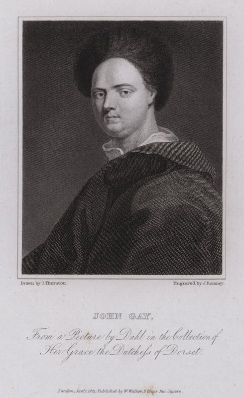 John Gay, poeta e drammaturgo inglese da Michael Dahl