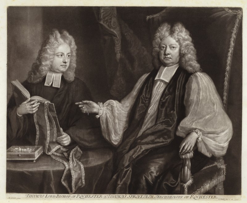 Ritratto di Thomas Sprat e figlio da Michael Dahl