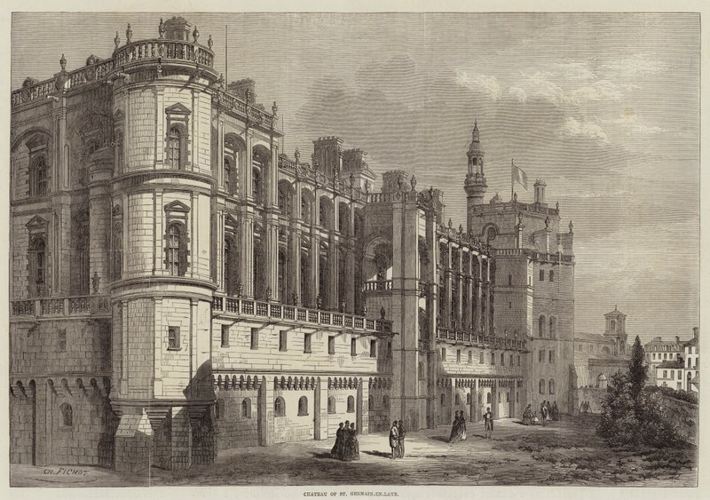 Castello di St Germain-en-Laye da Charles Fichot