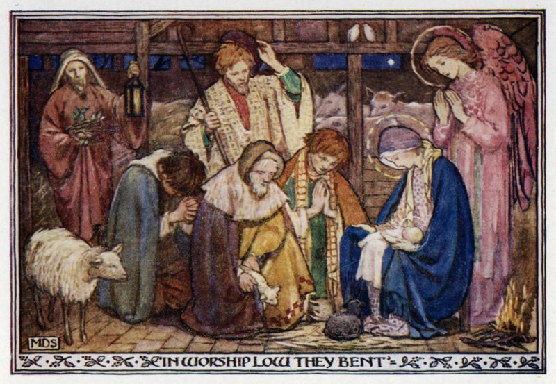 Un canto per la vigilia di Natale. Sconosciuto da Minnie Didbin Spooner