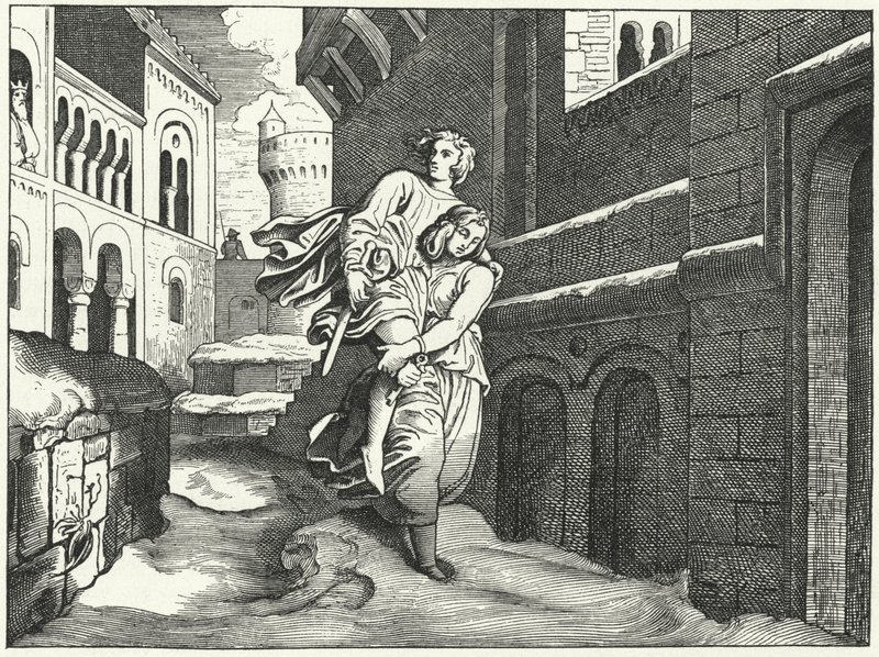 Eginardo ed Emma da Moritz Ludwig von Schwind