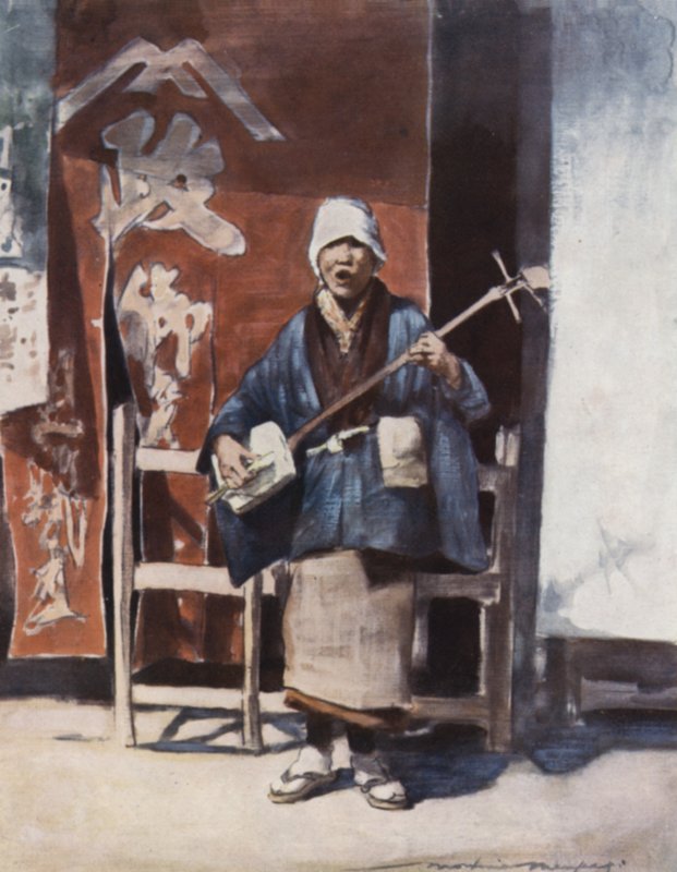 Un Mendicante Cieco da Mortimer Ludington Menpes
