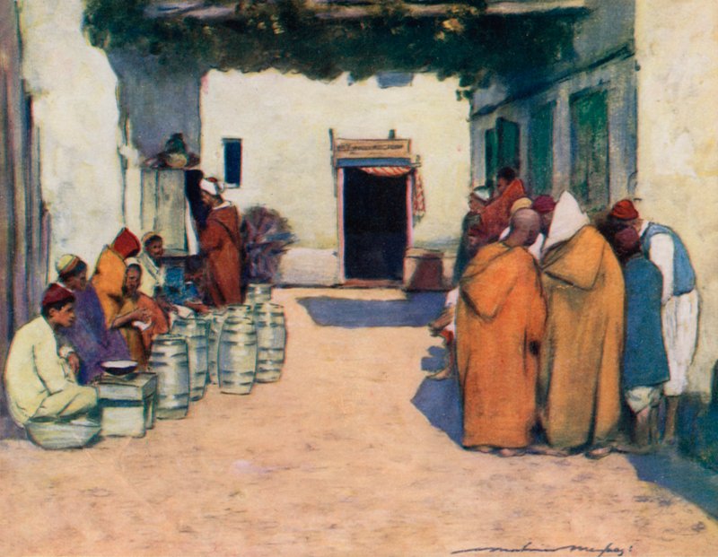 Un cortile da Mortimer Ludington Menpes