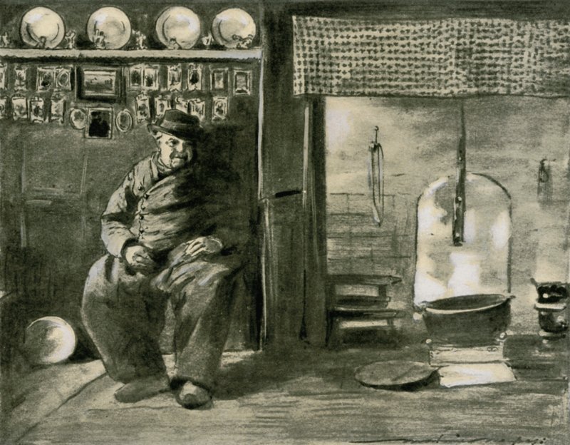 Un interno provinciale da Mortimer Ludington Menpes