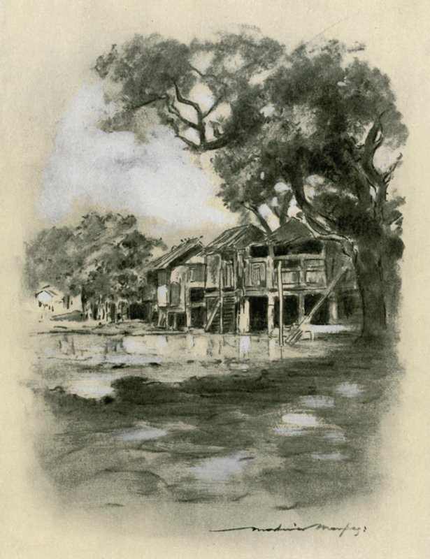 Un villaggio di campagna da Mortimer Ludington Menpes