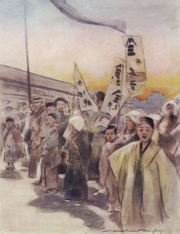 Bandiere volanti da Mortimer Ludington Menpes