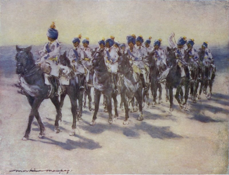 Il Corpo dei Cadetti Imperiali al Durbar da Mortimer Ludington Menpes