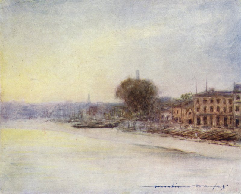 Oltre il Ponte di Hammersmith da Mortimer Ludington Menpes