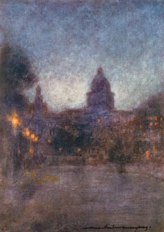 Parigi di notte da Mortimer Ludington Menpes