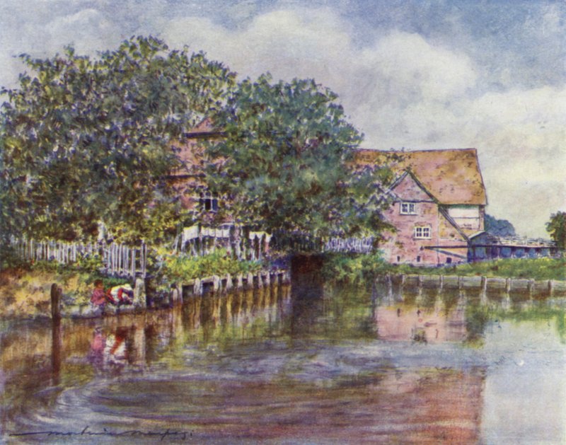 Mulino di Streatley da Mortimer Ludington Menpes