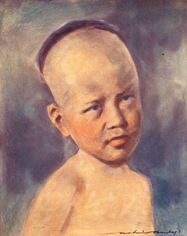 Bambini del mondo: birmano, un bambino da Mortimer Ludington Menpes