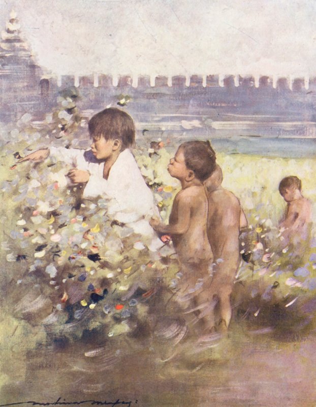 Bambini del mondo: Birmano, Una scoperta da Mortimer Ludington Menpes