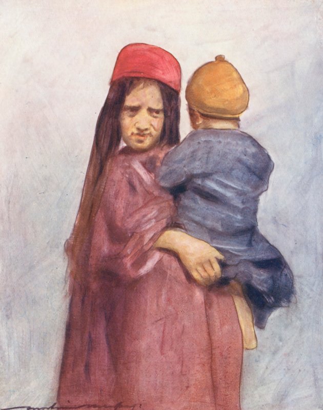 Bambini del mondo: Kashmir, un braccio pieno da Mortimer Ludington Menpes