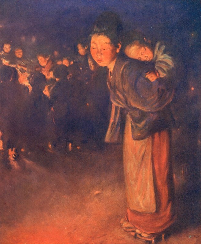 Bambini del mondo: Giapponesi, Riflessioni da Mortimer Ludington Menpes