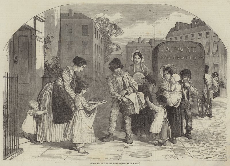 Panini della Croce del Venerdì Santo da Myles Birket Foster
