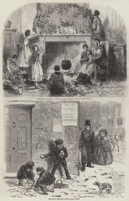 Schizzi di Natale da Myles Birket Foster