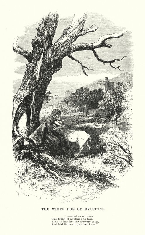 William Wordsworth: The White Doe of Rylstone da Myles Birket (after) Foster