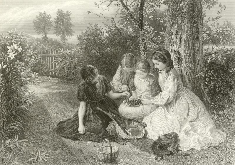 Una festa di ciliegie da Myles Birket Foster