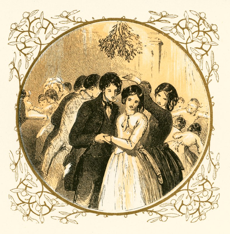 Ballare sotto il vischio da Myles Birket Foster