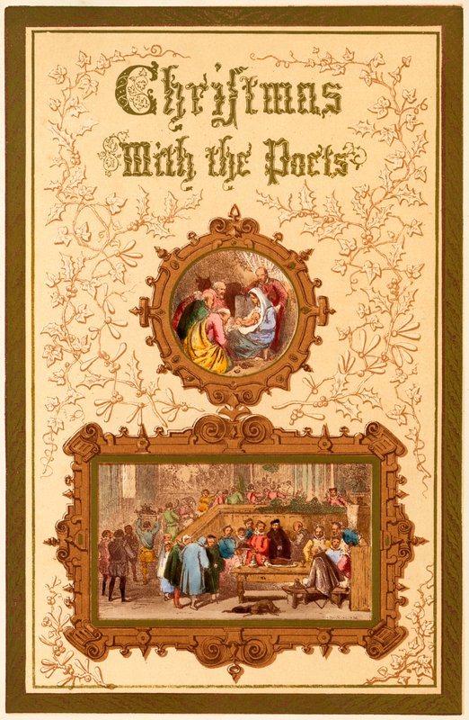 Pagina del titolo di Natale con i Poeti da Myles Birket Foster