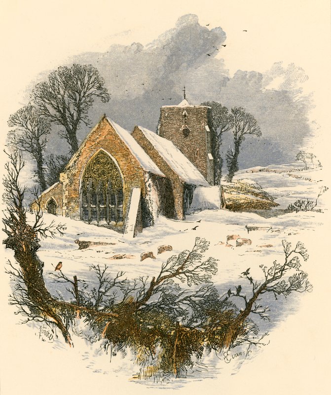 Passeggiata del sabato invernale da Myles Birket Foster