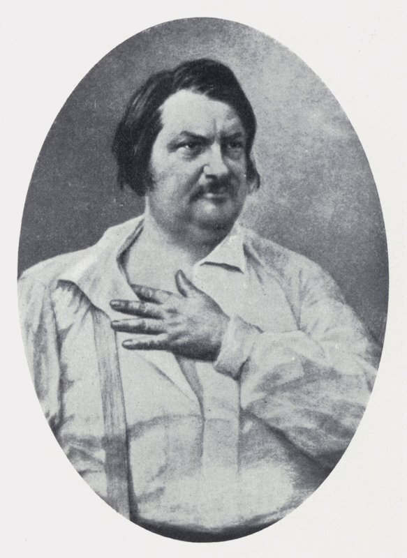 Il poeta Honoré de Balzac da Nadar