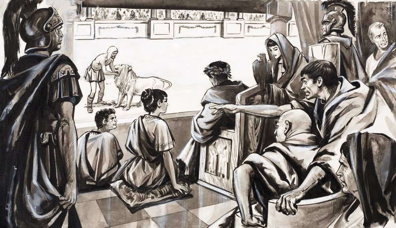 Androcles e il leone, da "Racconti da molte terre". da Nadir Quinto