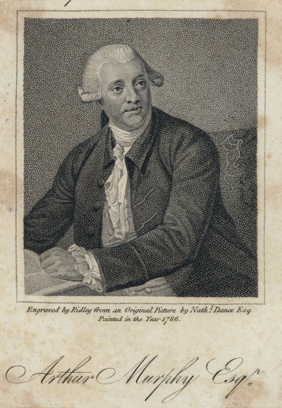 Arthur Murphy, scrittore irlandese (incisione) da Nathaniel (after) Dance-Holland