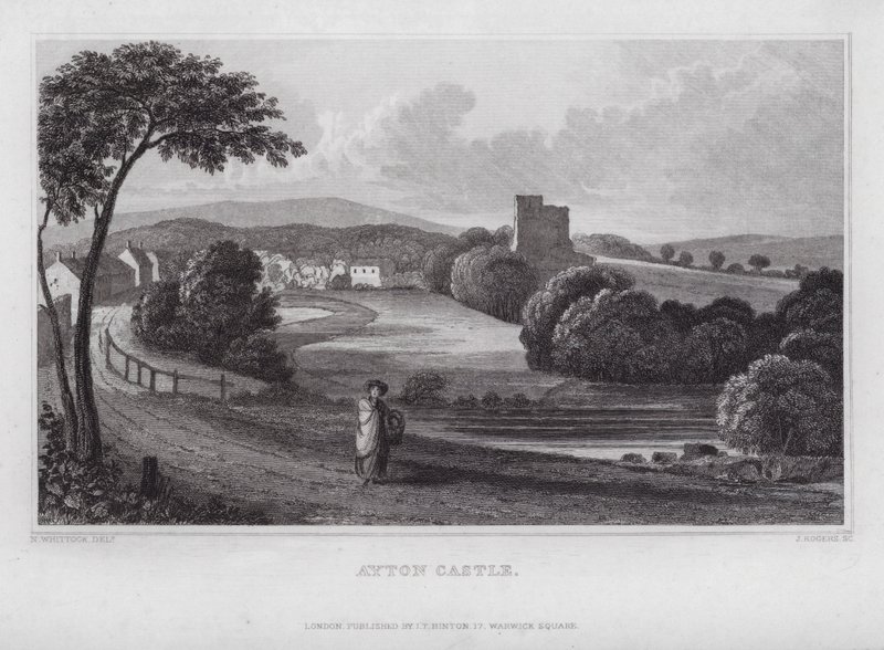 Castello di Ayton da Nathaniel (after) Whittock