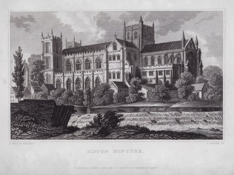 Rippon Minster da Nathaniel (after) Whittock