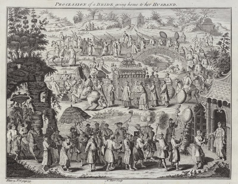 Processione di una Sposa che Va a Casa del Marito da Nathaniel Parr