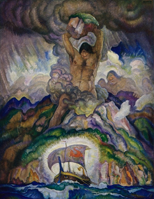 Odissea: Polifemo, il Ciclope da Newell Convers Wyeth