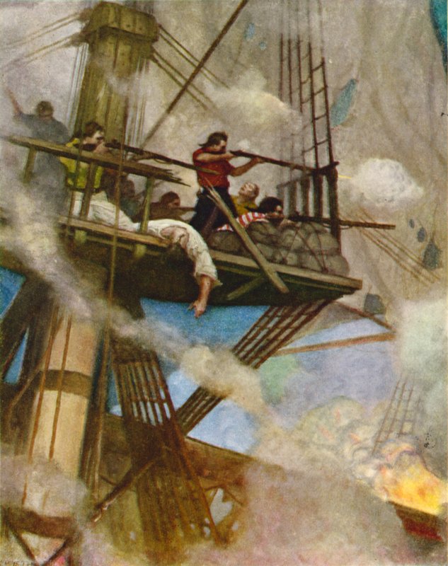 La lotta nella coffa da Newell Convers Wyeth