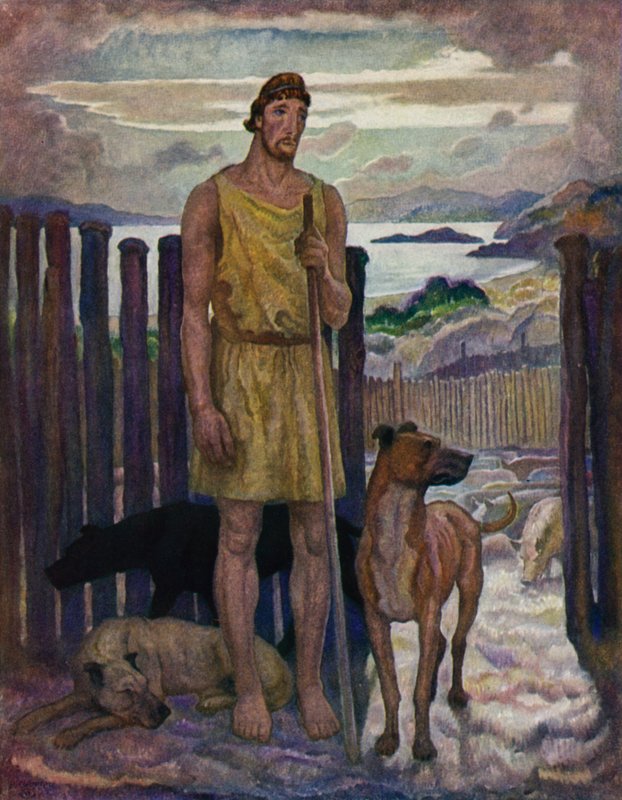 Odissea: Eumeo, il porcaro da Newell Convers Wyeth
