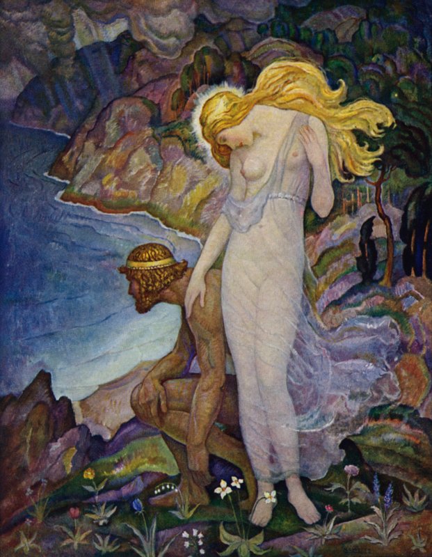 Odissea: Ulisse e Calipso da Newell Convers Wyeth